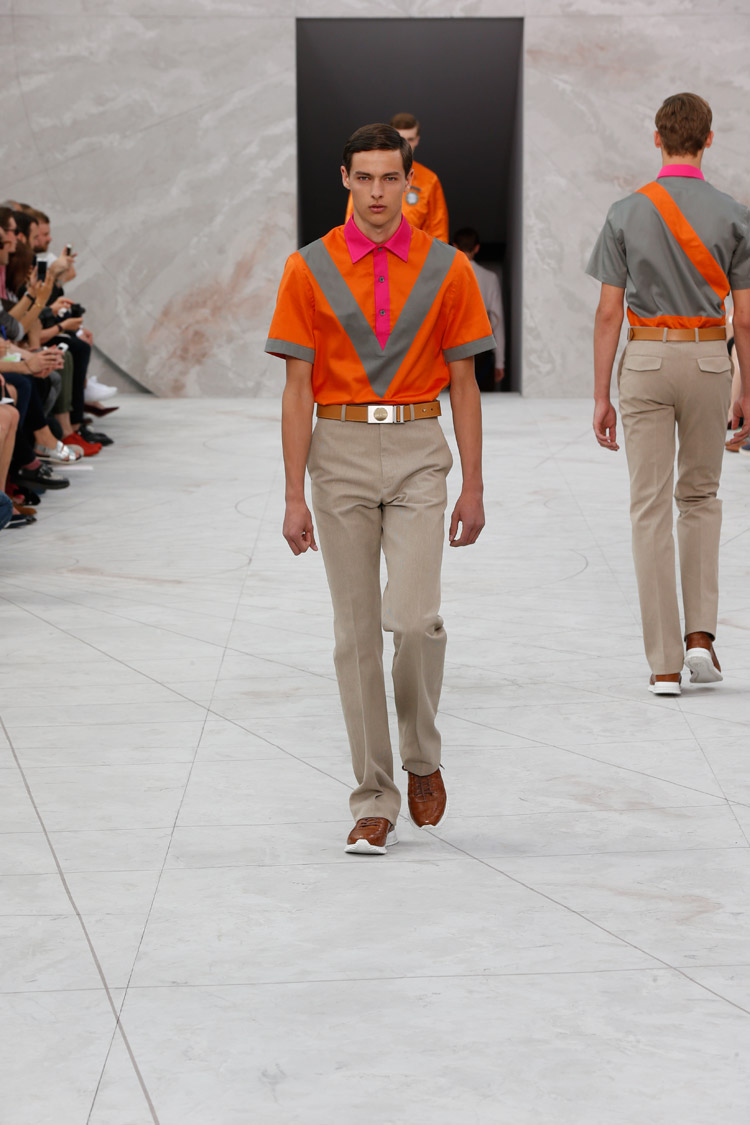 Look 19 from the Louis Vuitton Men's Spring/Summer 2014 Fashion