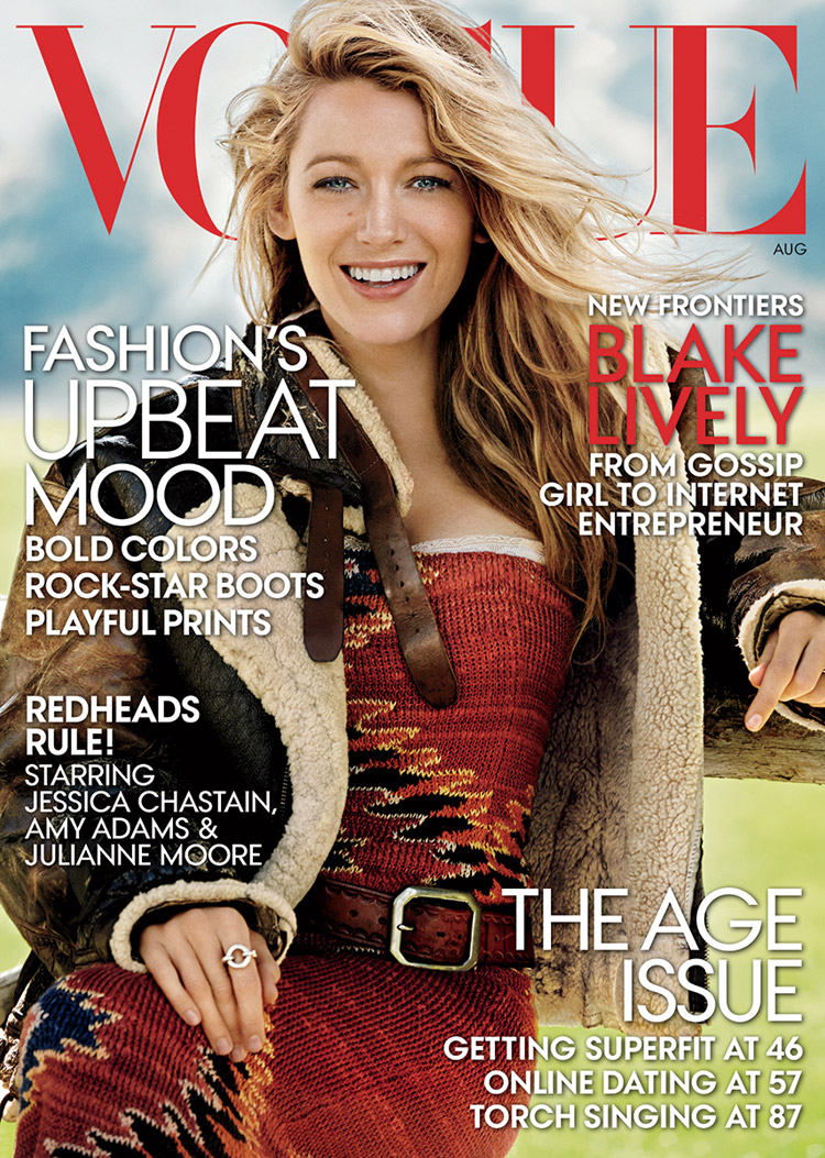 Blake Lively Vogue Cover 2025 Calendar Warren Terry