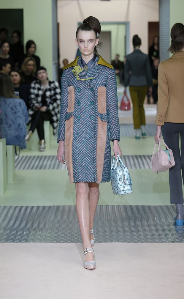 Prada Fall/Winter 2015 Runway Bag Collection Featuring Pastel