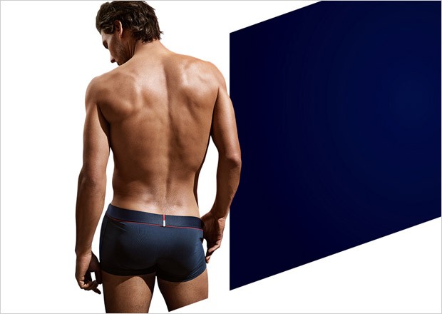 Rafael Nadal Poses for Hilfiger Underwear and Fragrance