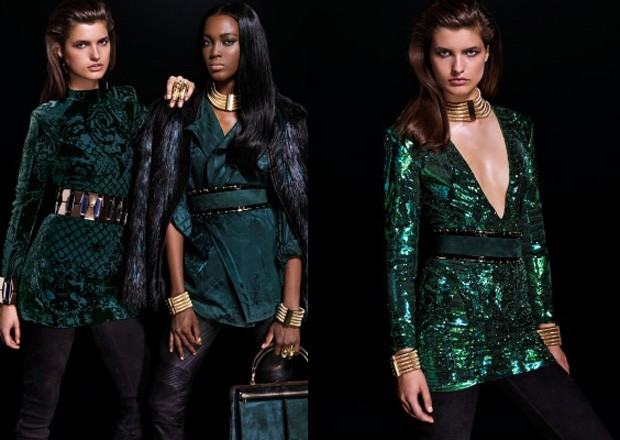 balmain for h&m dress