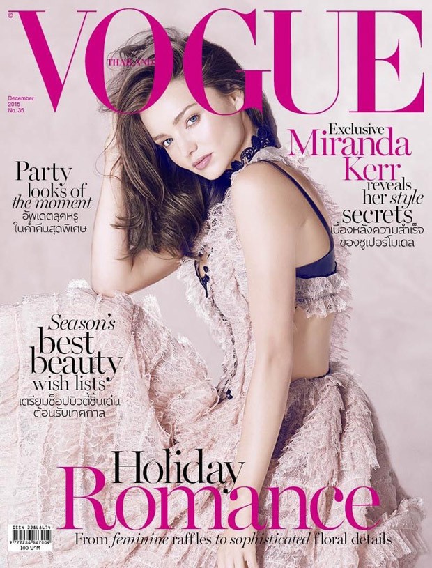 Miranda Kerr Covers Vogue Thailand December 2015 DSCENE