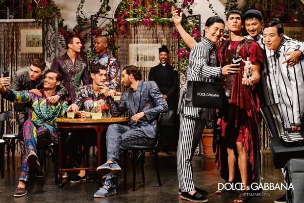 dolce and gabbana family campaign