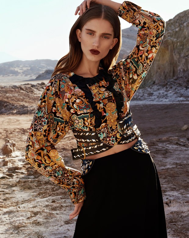 Sabina Lobova in Louis Vuitton for Vogue Mexico