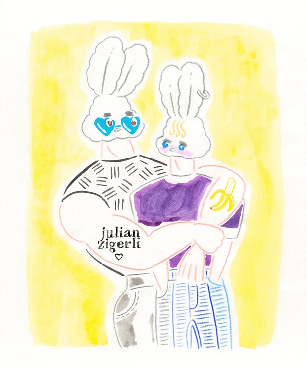 Julian Zigerli Spring Summer 16 By Foxy Illustrations