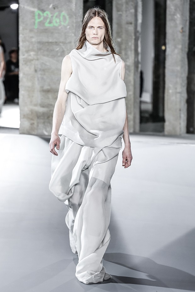 Rick Owens Fashion show, Menswear collection Spring Summer 2017 in Paris