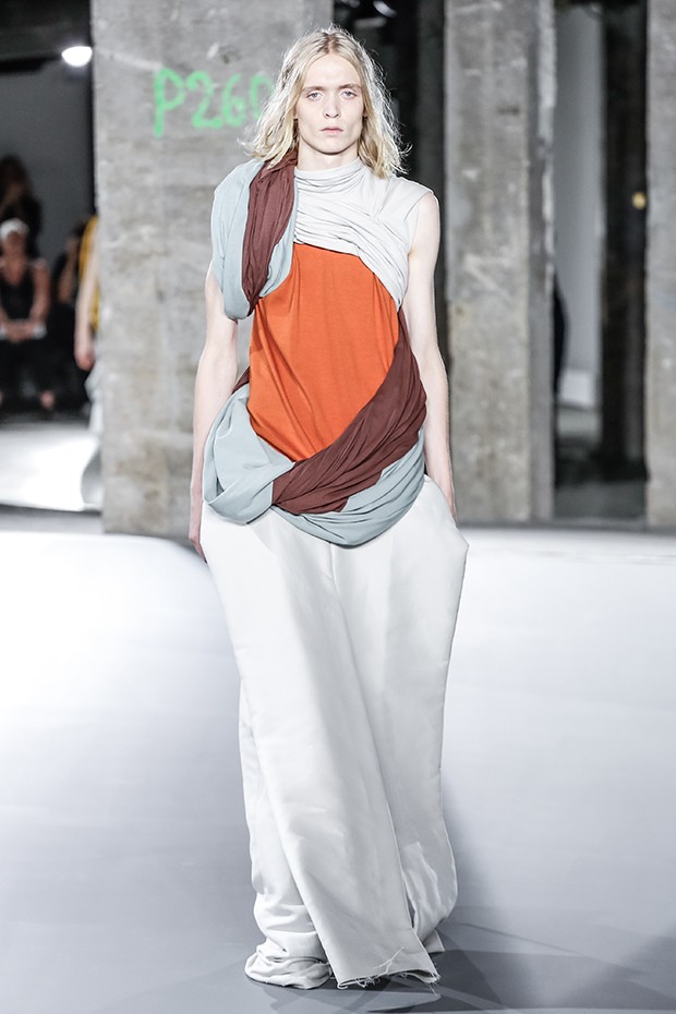 Rick Owens Fashion show, Menswear collection Spring Summer 2017 in Paris