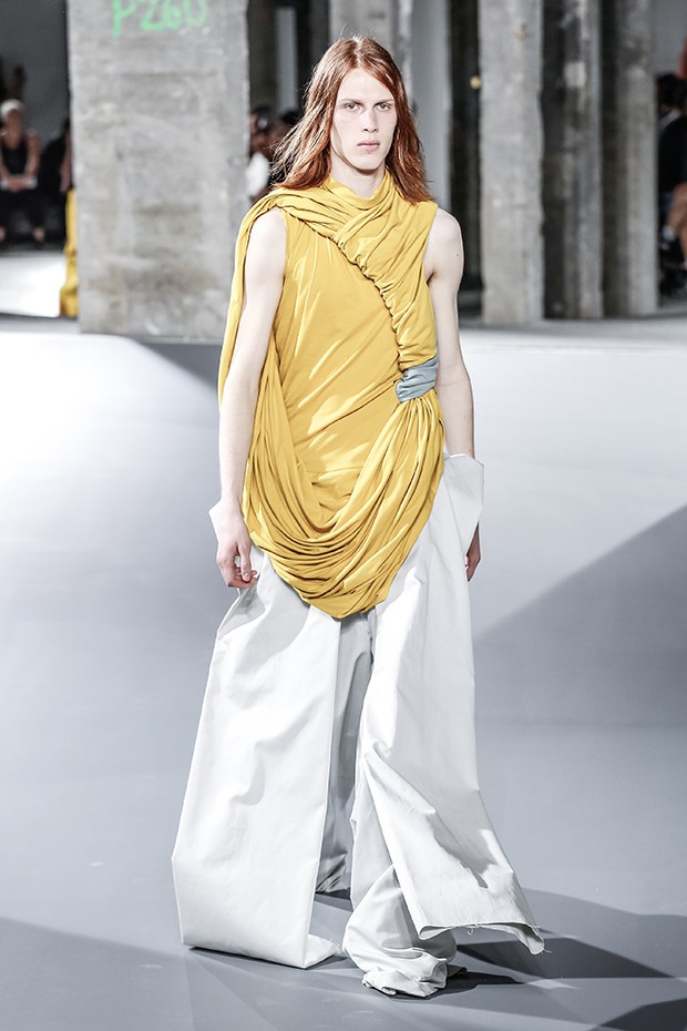 Rick Owens Fashion show, Menswear collection Spring Summer 2017 in Paris