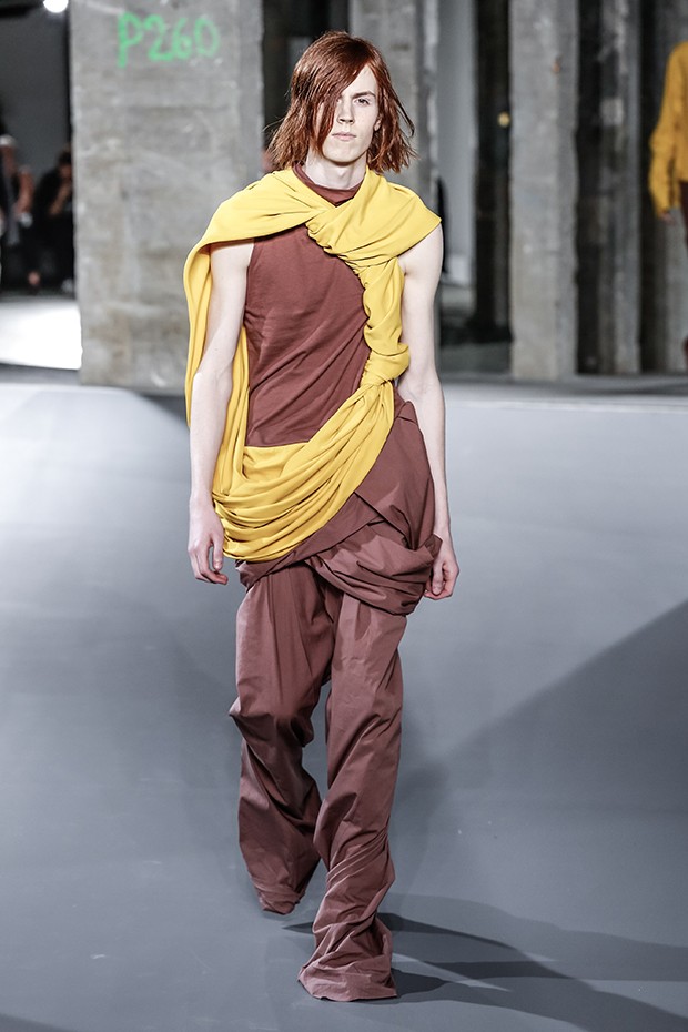 Rick Owens Fashion show, Menswear collection Spring Summer 2017 in Paris