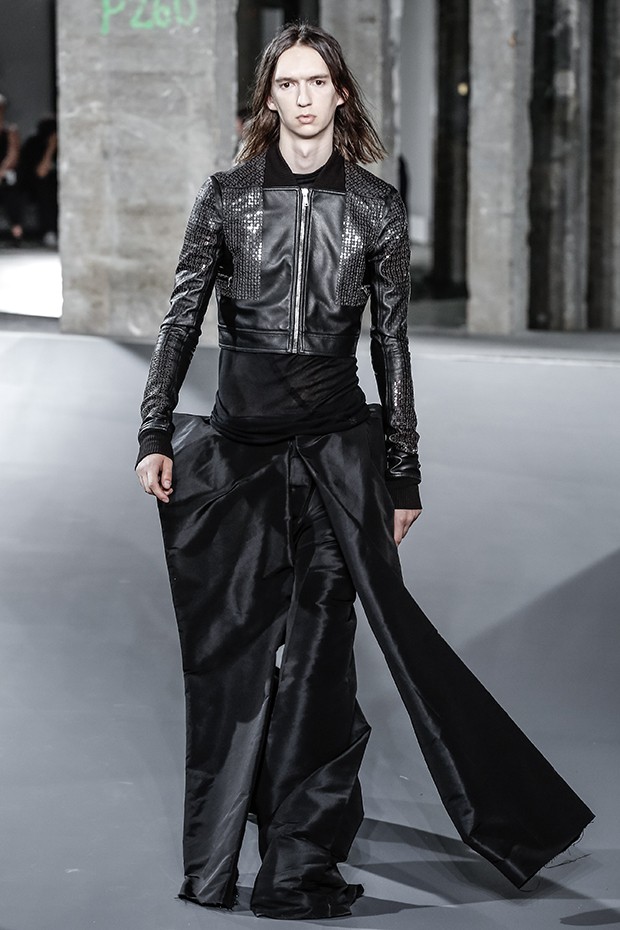 Rick Owens Fashion show, Menswear collection Spring Summer 2017 in Paris