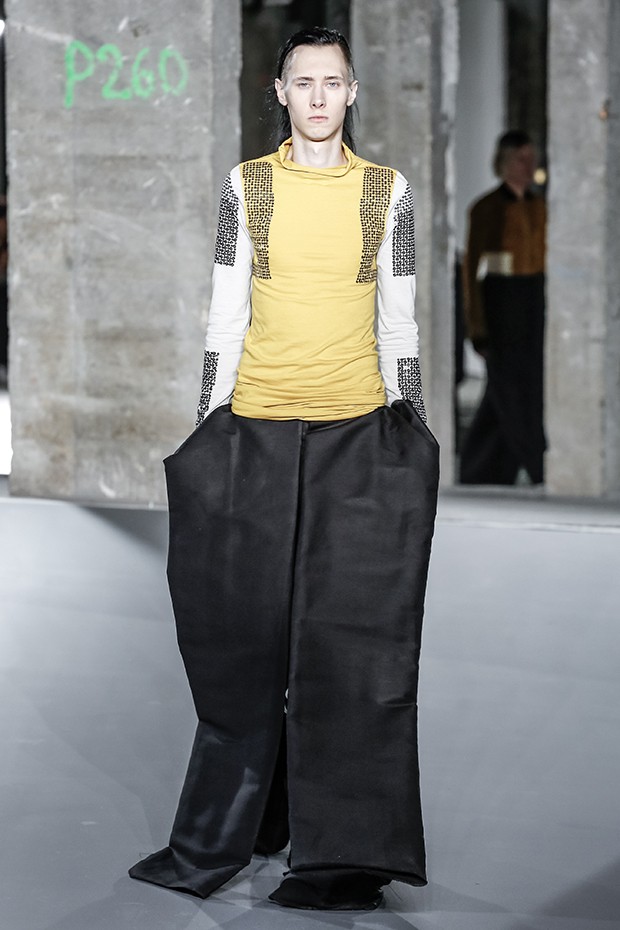 Rick Owens Fashion show, Menswear collection Spring Summer 2017 in Paris