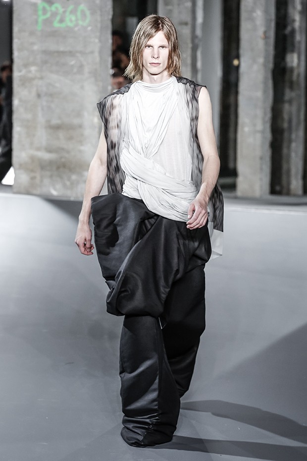 Rick Owens Fashion show, Menswear collection Spring Summer 2017 in Paris
