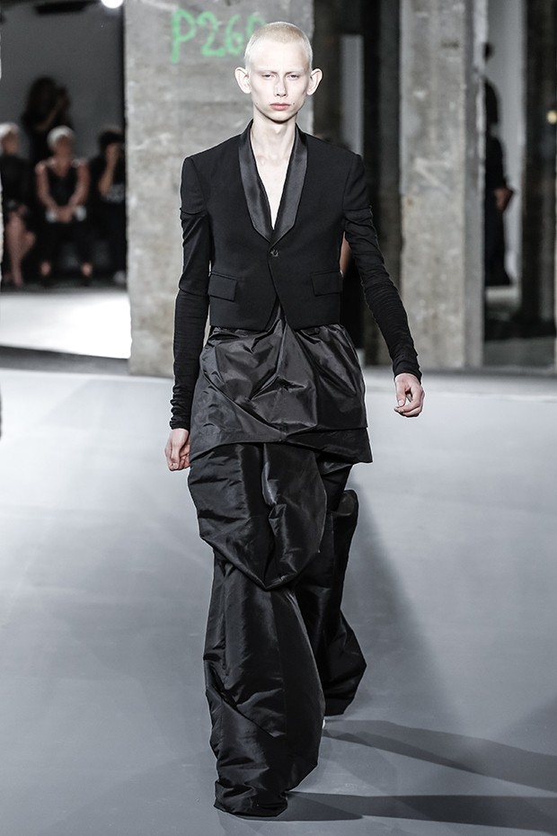 Rick Owens Fashion show, Menswear collection Spring Summer 2017 in Paris