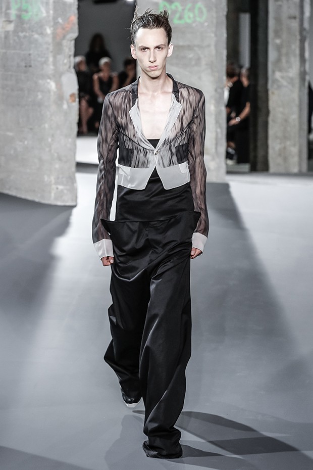 Rick Owens Fashion show, Menswear collection Spring Summer 2017 in Paris