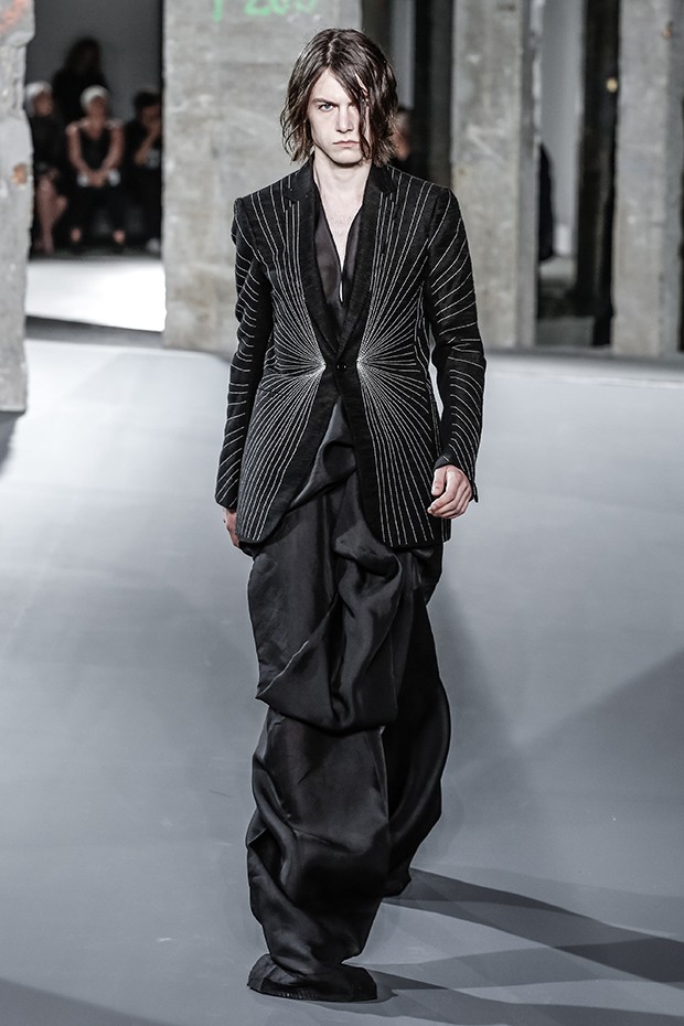Rick Owens Fashion show, Menswear collection Spring Summer 2017 in Paris
