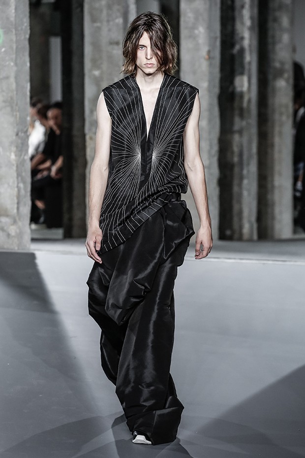 Rick Owens Fashion show, Menswear collection Spring Summer 2017 in Paris