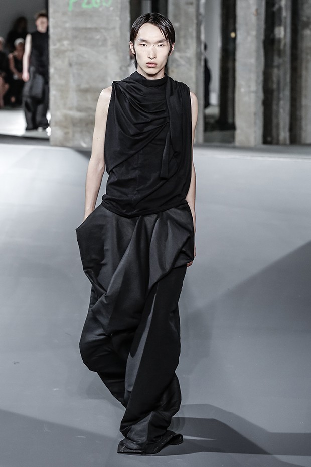 Rick Owens Fashion show, Menswear collection Spring Summer 2017 in Paris