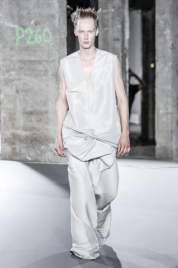 Rick Owens Fashion show, Menswear collection Spring Summer 2017 in Paris