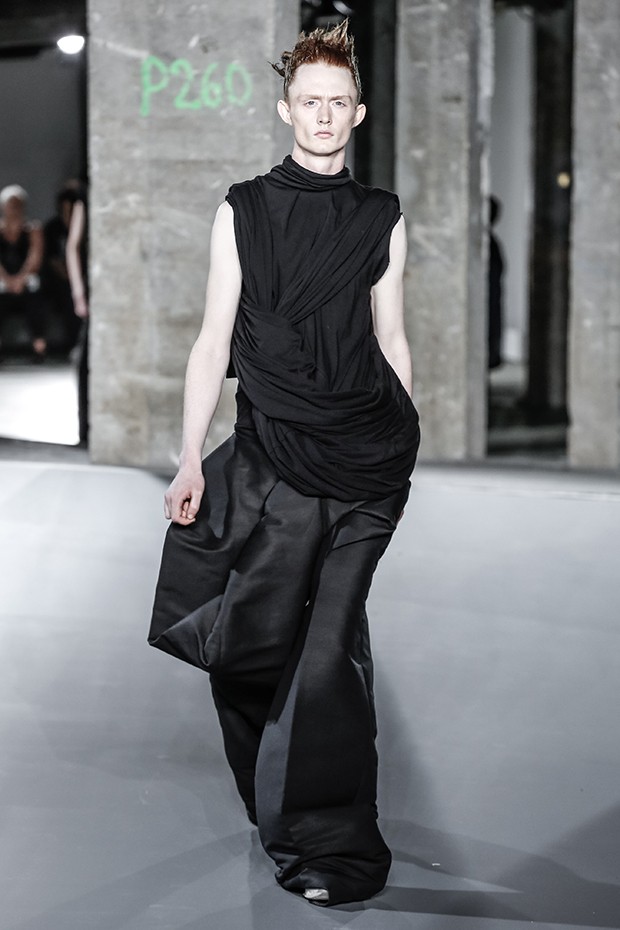 Rick Owens Fashion show, Menswear collection Spring Summer 2017 in Paris