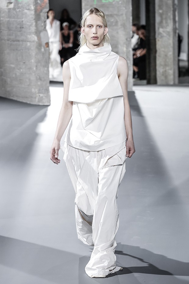 Rick Owens Fashion show, Menswear collection Spring Summer 2017 in Paris