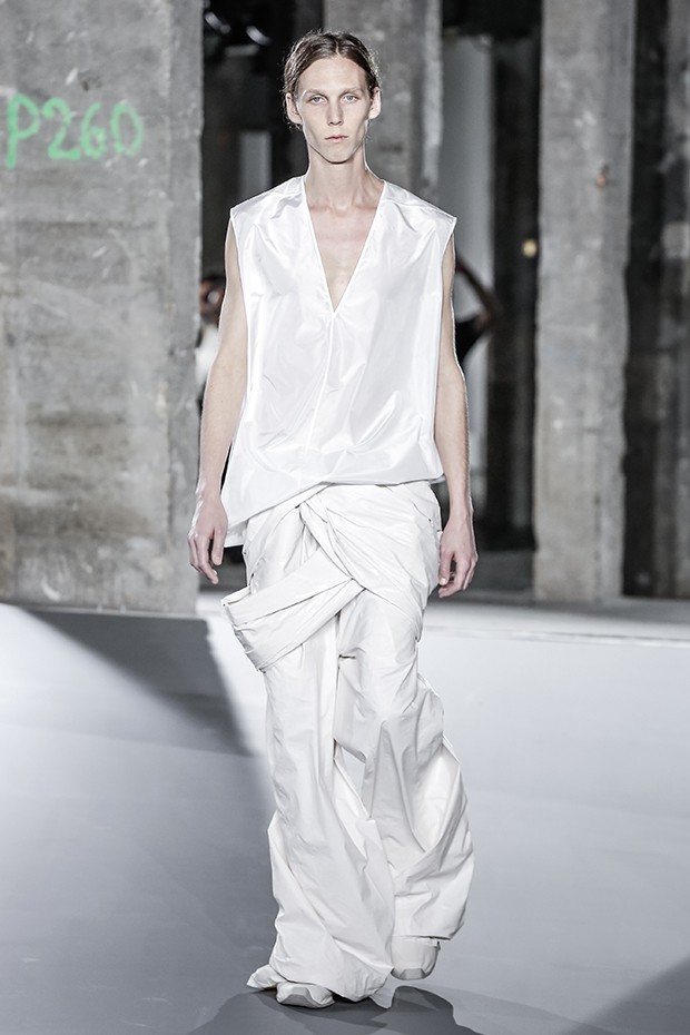 Rick Owens Fashion show, Menswear collection Spring Summer 2017 in Paris