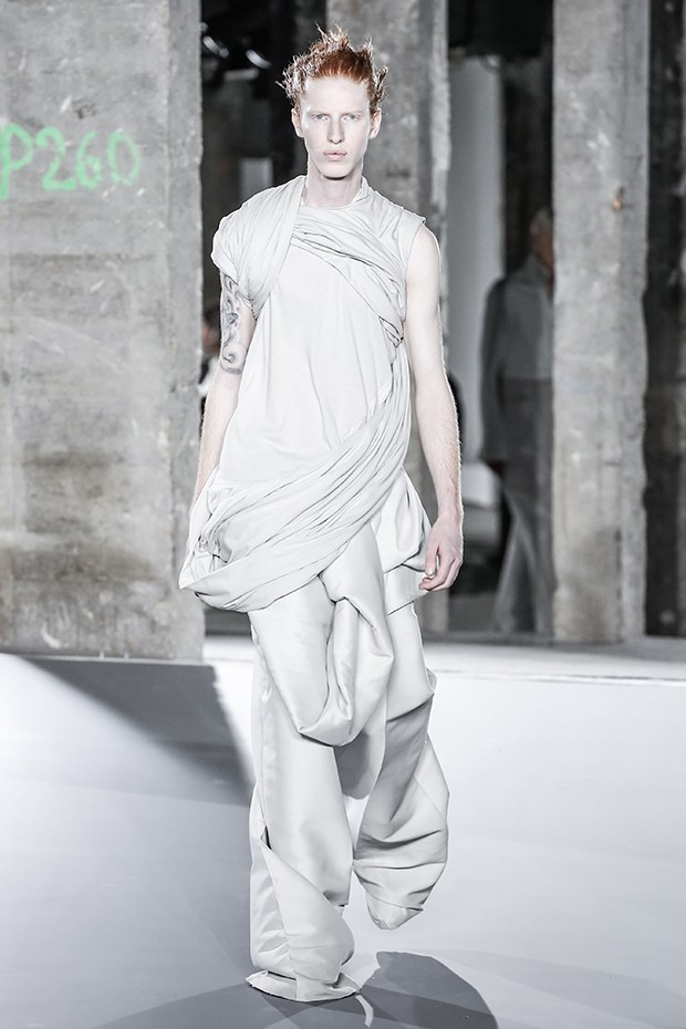 Rick Owens Fashion show, Menswear collection Spring Summer 2017 in Paris