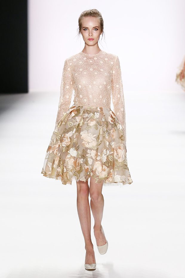 BERLIN, GERMANY - JULY 01: ( EDITORS NOTE: This image contains nudity) A model walks the runway at the Lana Mueller show during the Mercedes-Benz Fashion Week Berlin Spring/Summer 2017 at Erika Hess Eisstadion on July 1, 2016 in Berlin, Germany. (Photo by Frazer Harrison/Getty Images for IMG)