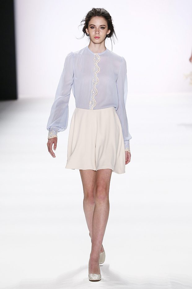 BERLIN, GERMANY - JULY 01: A model walks the runway at the Lana Mueller show during the Mercedes-Benz Fashion Week Berlin Spring/Summer 2017 at Erika Hess Eisstadion on July 1, 2016 in Berlin, Germany. (Photo by Frazer Harrison/Getty Images for IMG)