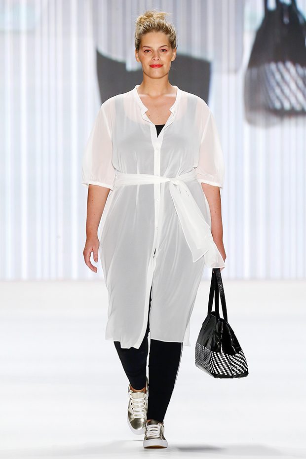 BERLIN, GERMANY - JUNE 29: A model walks the runway at the Minx by Eva Lutz show during the Mercedes-Benz Fashion Week Berlin Spring/Summer 2017 at Erika Hess Eisstadion on June 29, 2016 in Berlin, Germany. (Photo by Peter Michael Dills/Getty Images for IMG)