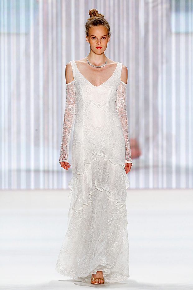 BERLIN, GERMANY - JUNE 29: A model walks the runway at the Minx by Eva Lutz show during the Mercedes-Benz Fashion Week Berlin Spring/Summer 2017 at Erika Hess Eisstadion on June 29, 2016 in Berlin, Germany. (Photo by Peter Michael Dills/Getty Images for IMG)