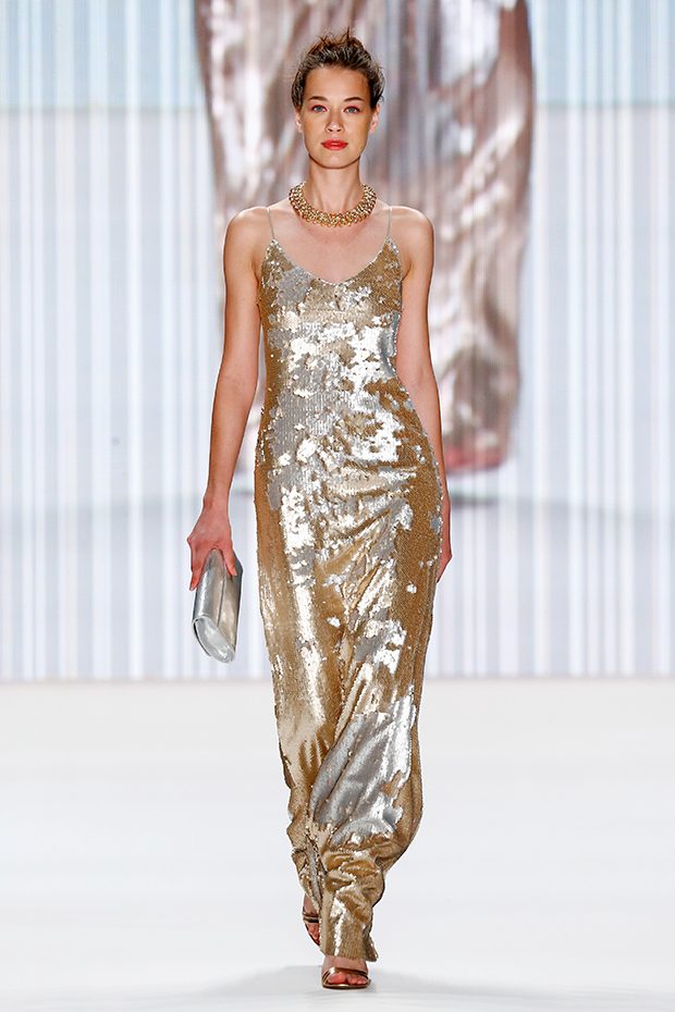 BERLIN, GERMANY - JUNE 29: A model walks the runway at the Minx by Eva Lutz show during the Mercedes-Benz Fashion Week Berlin Spring/Summer 2017 at Erika Hess Eisstadion on June 29, 2016 in Berlin, Germany. (Photo by Peter Michael Dills/Getty Images for IMG)