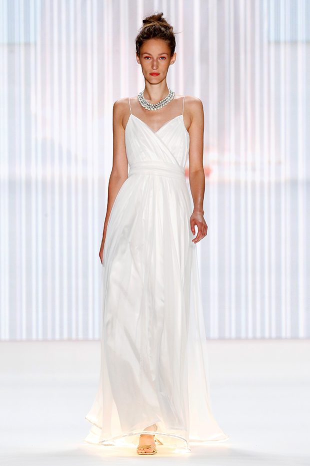 BERLIN, GERMANY - JUNE 29: A model walks the runway at the Minx by Eva Lutz show during the Mercedes-Benz Fashion Week Berlin Spring/Summer 2017 at Erika Hess Eisstadion on June 29, 2016 in Berlin, Germany. (Photo by Peter Michael Dills/Getty Images for IMG)