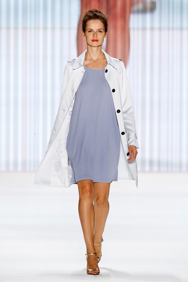 BERLIN, GERMANY - JUNE 29: A model walks the runway at the Minx by Eva Lutz show during the Mercedes-Benz Fashion Week Berlin Spring/Summer 2017 at Erika Hess Eisstadion on June 29, 2016 in Berlin, Germany. (Photo by Peter Michael Dills/Getty Images for IMG)