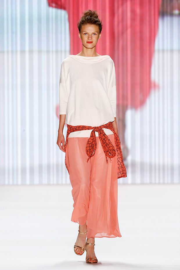 BERLIN, GERMANY - JUNE 29: A model walks the runway at the Minx by Eva Lutz show during the Mercedes-Benz Fashion Week Berlin Spring/Summer 2017 at Erika Hess Eisstadion on June 29, 2016 in Berlin, Germany. (Photo by Peter Michael Dills/Getty Images for IMG)