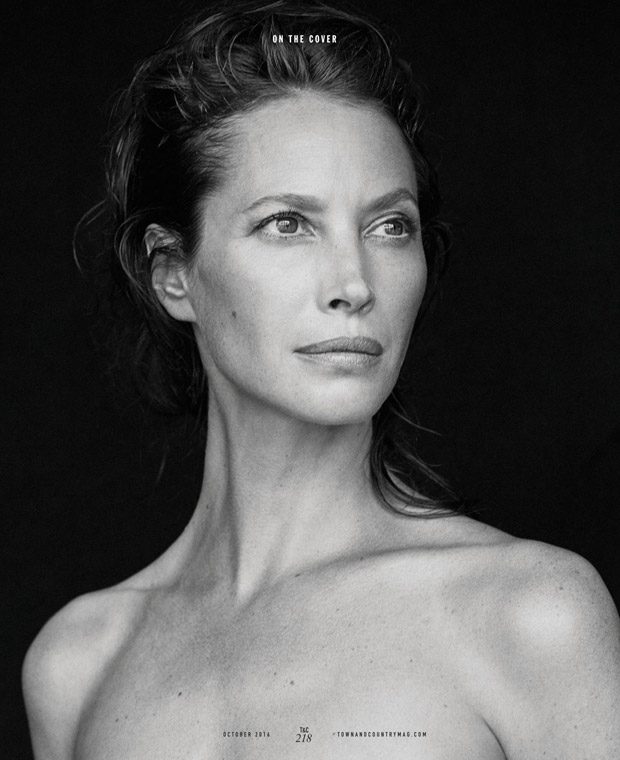 Supermodel Christy Turlington Covers Town & Country 170th Anniversary Issue