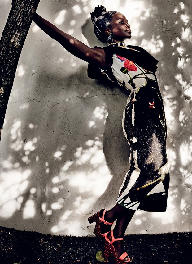 Lupita Nyong'o Stars in American Vogue October 2016 Cover Story