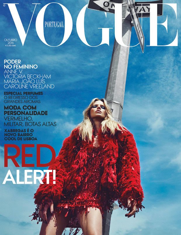 RED ALERT! ANNE V COVERS VOGUE PORTUGAL