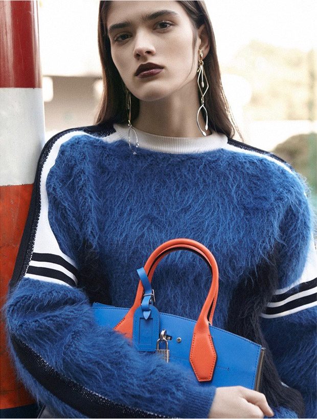 Alexandra Micu Models Louis Vuitton for Bazaar Romania Cover Story