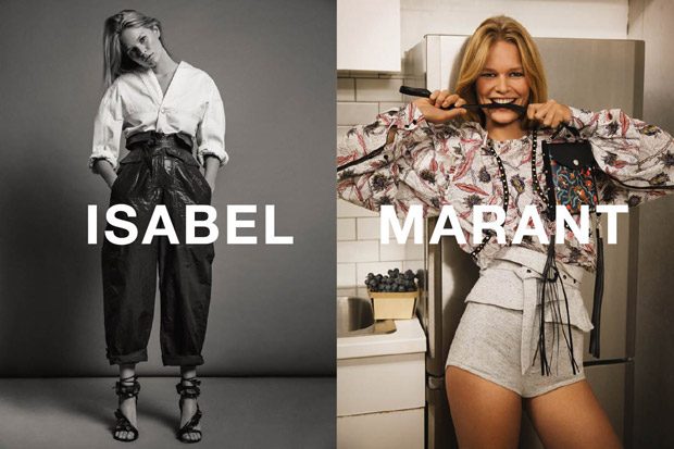 Ewers in Isabel Marant Spring 2017 Campaign