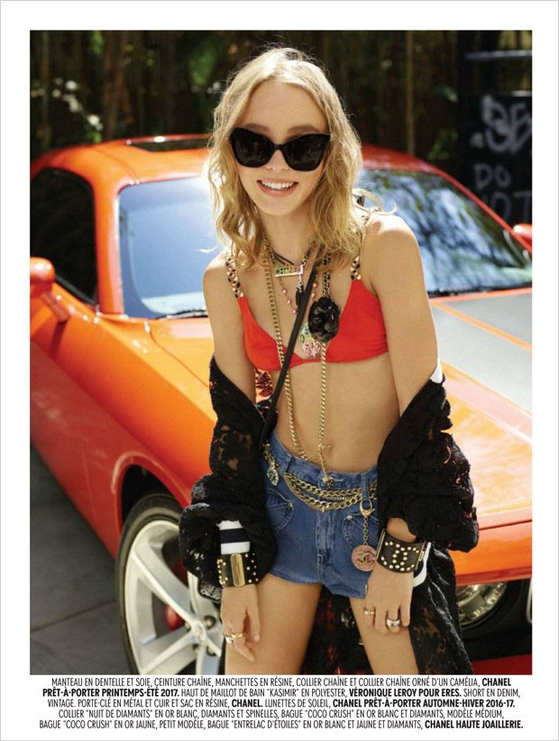 女性情報誌 JaLOUSE Dec 2016 Jan 2017 Lily Rose Depp Lily-Rose Depp Rocks Chanel for Jalouse January 2017 Cover Story