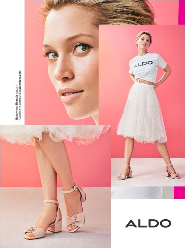Hana Jirickova Alanna Arrington Yuka Mannami for Aldo Shoes