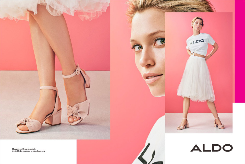 forklædt Far arsenal Hana Jirickova, Alanna Arrington & Yuka Mannami for Aldo Shoes Spring  Summer 2017