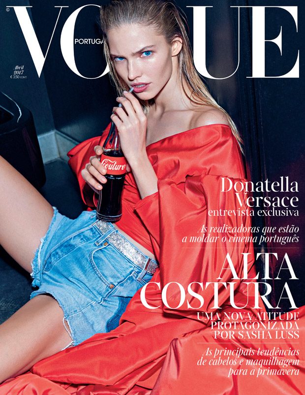 Sasha Luss Stars in the Cover Story of Vogue Portugal April 2017 Issue