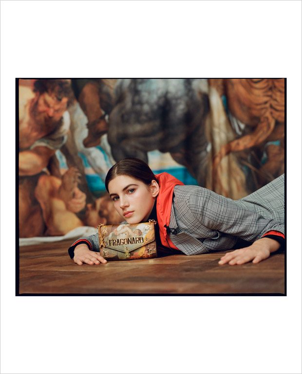 Valery Kaufman Models Louis Vuitton x Jeff Koons The Masters Collection