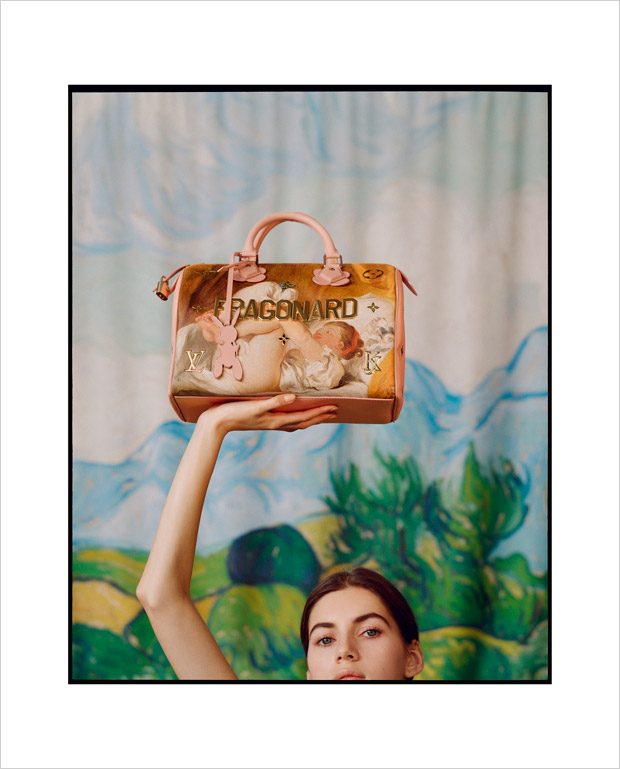 Valery Kaufman Models Louis Vuitton x Jeff Koons The Masters