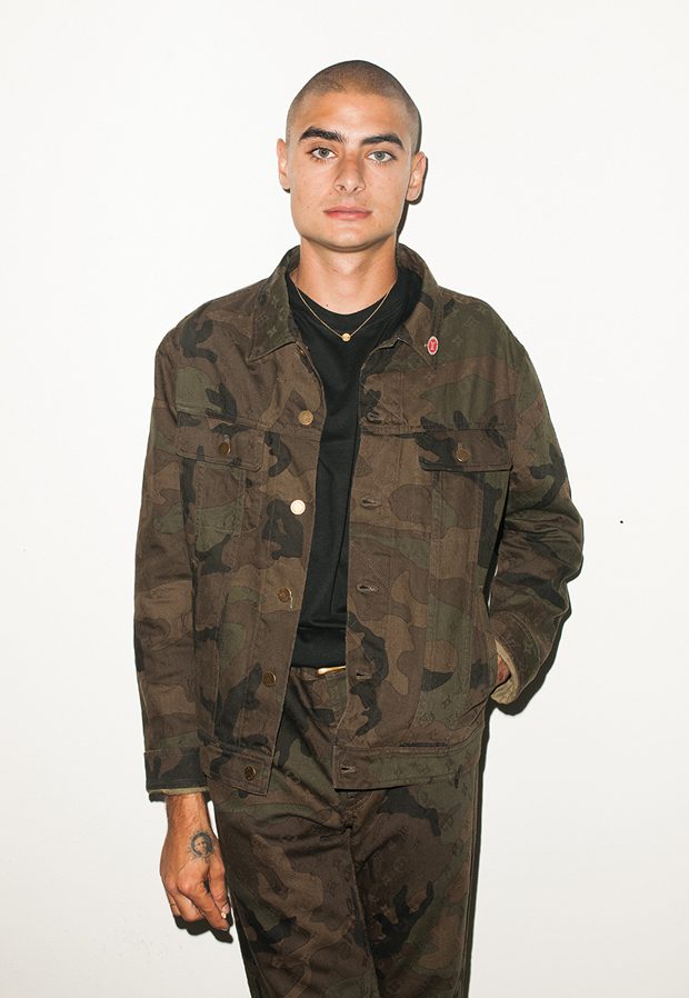 Camo Denim Overalls Louis Vuitton X Supreme