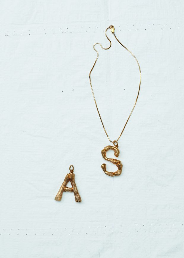 Celine Alphabet S Necklace