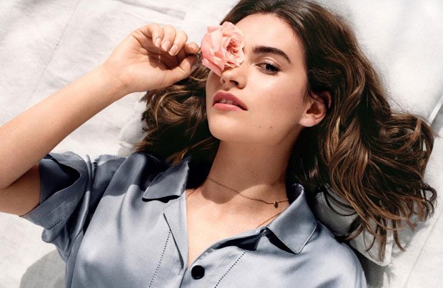 LILY JAMES Becomes The Face of NEW