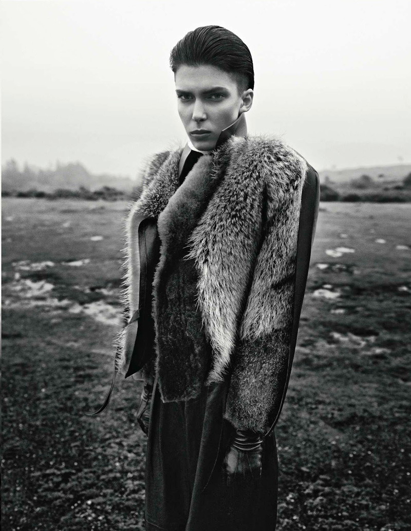 Kristina Salinovic by Richard Bush for Vogue Russia