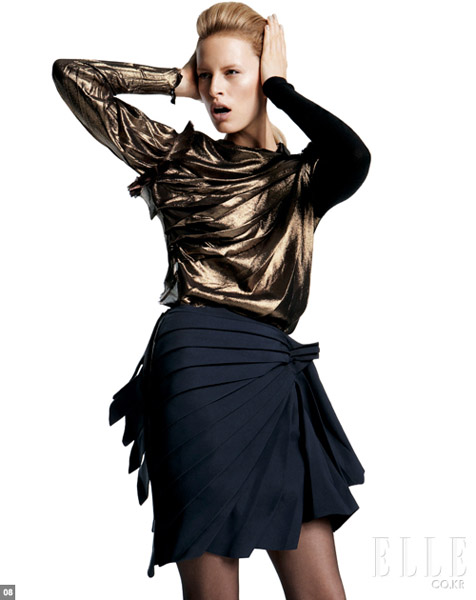 Karolina Kurkova for Elle Korea
